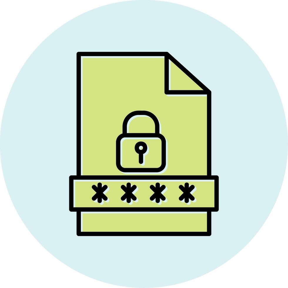 File Password Vecto Icon vector