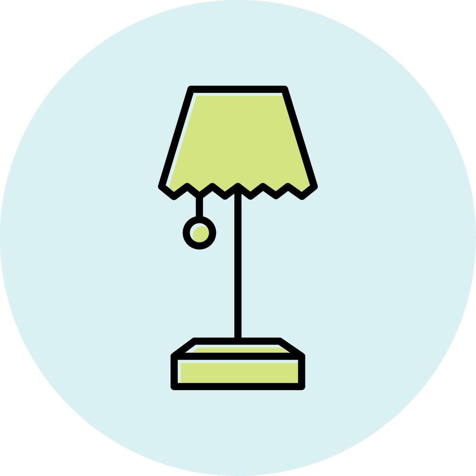 Table Lamp Vecto Icon vector