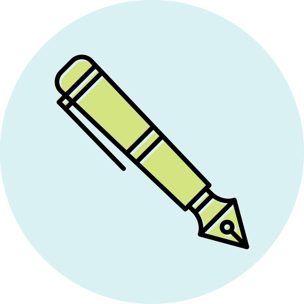 Fountain Pen Vecto Icon vector