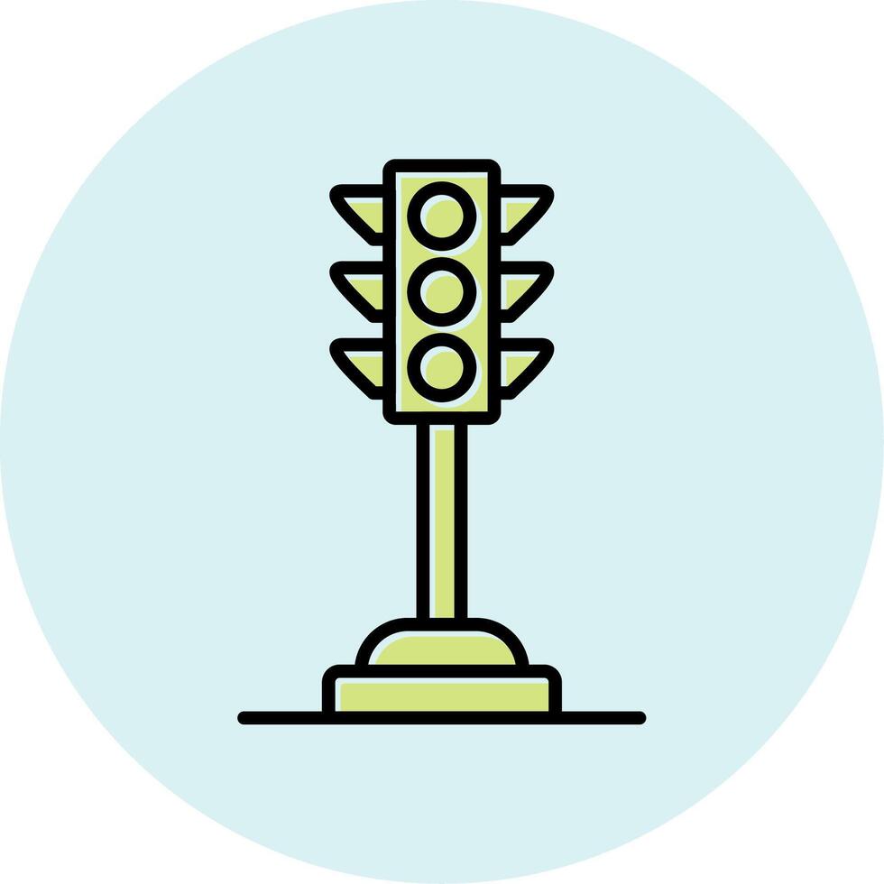 Traffic light Vecto Icon vector