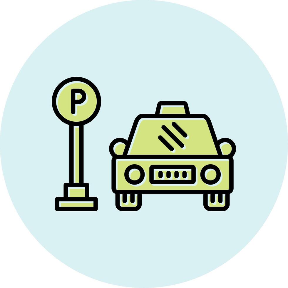Parking Vecto Icon vector