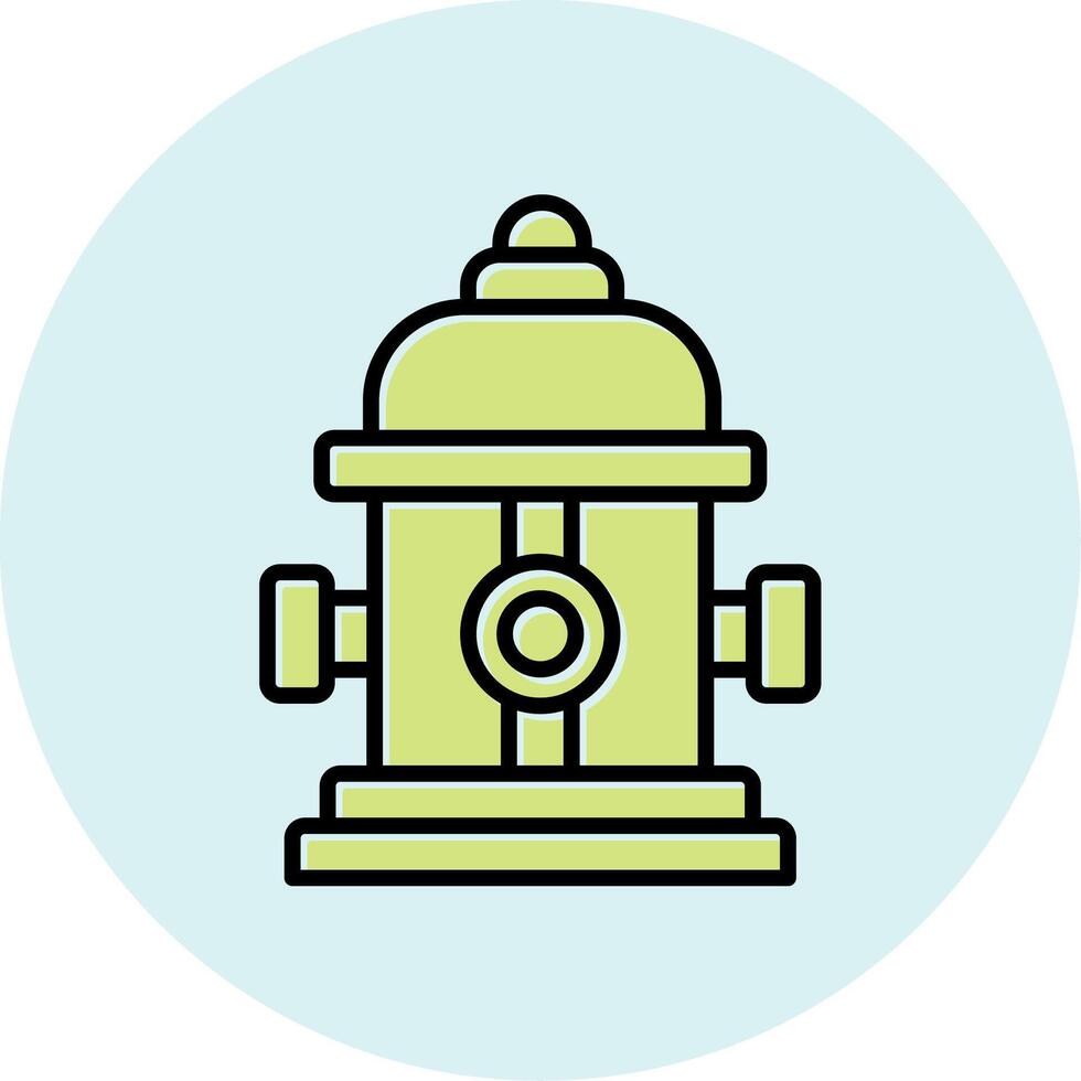 Fire Hydrant Vecto Icon vector