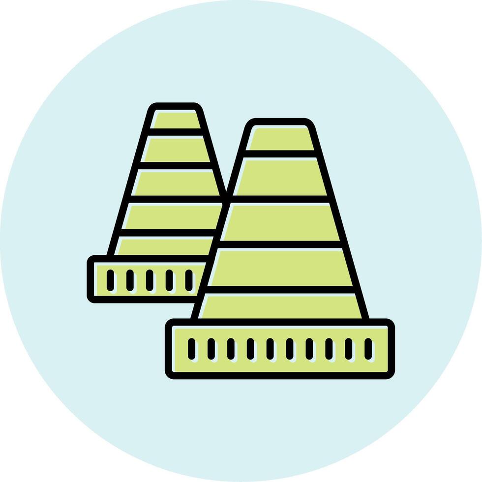 Traffic Cone Vecto Icon vector