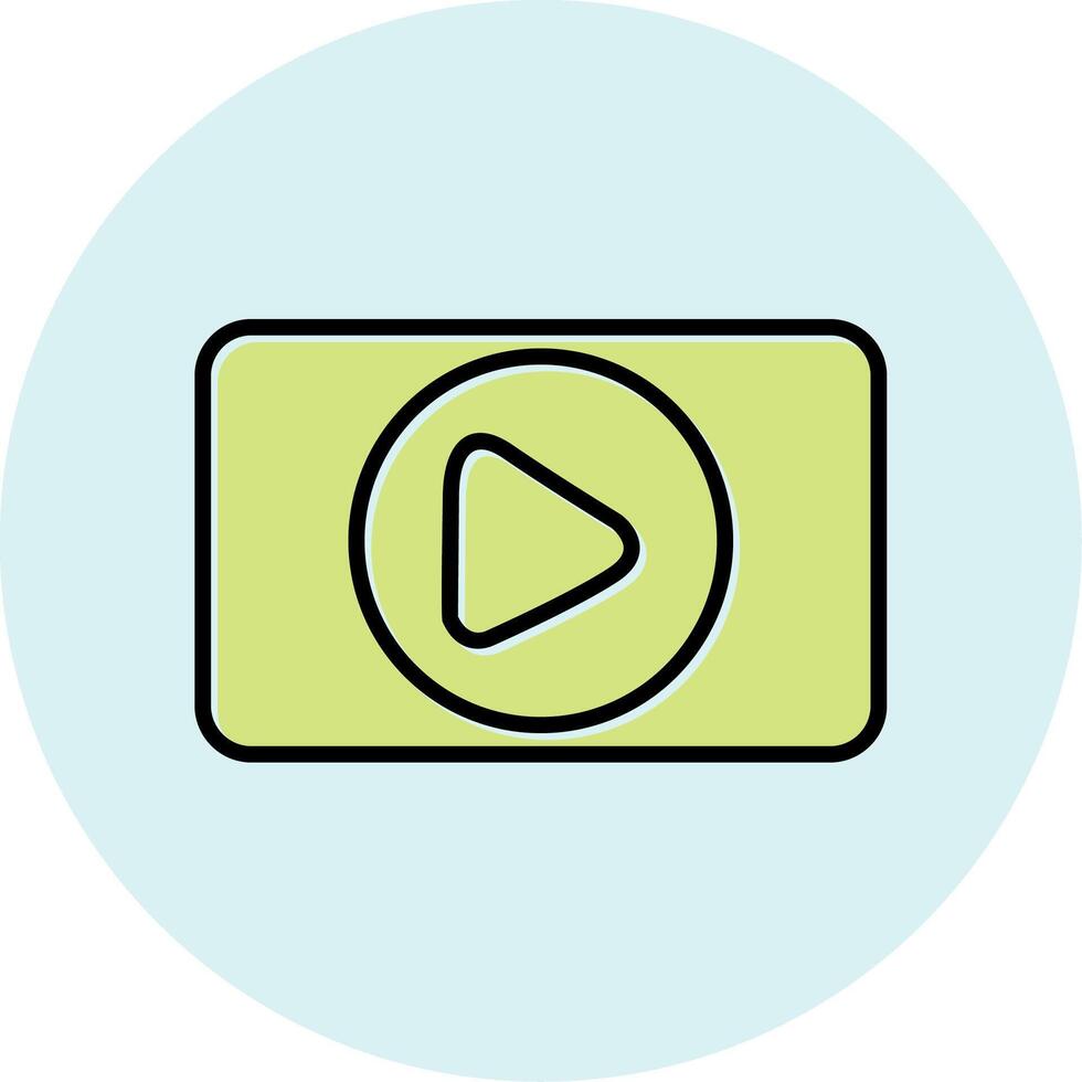 Video Player Vecto Icon vector