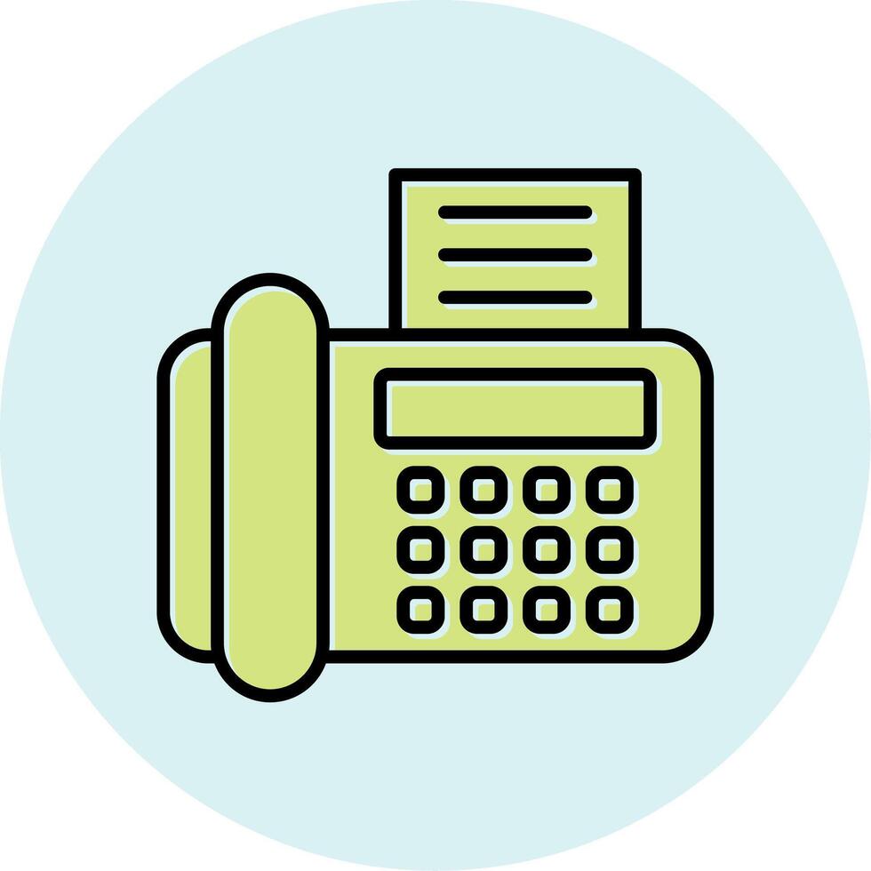 Fax Machine Vecto Icon vector