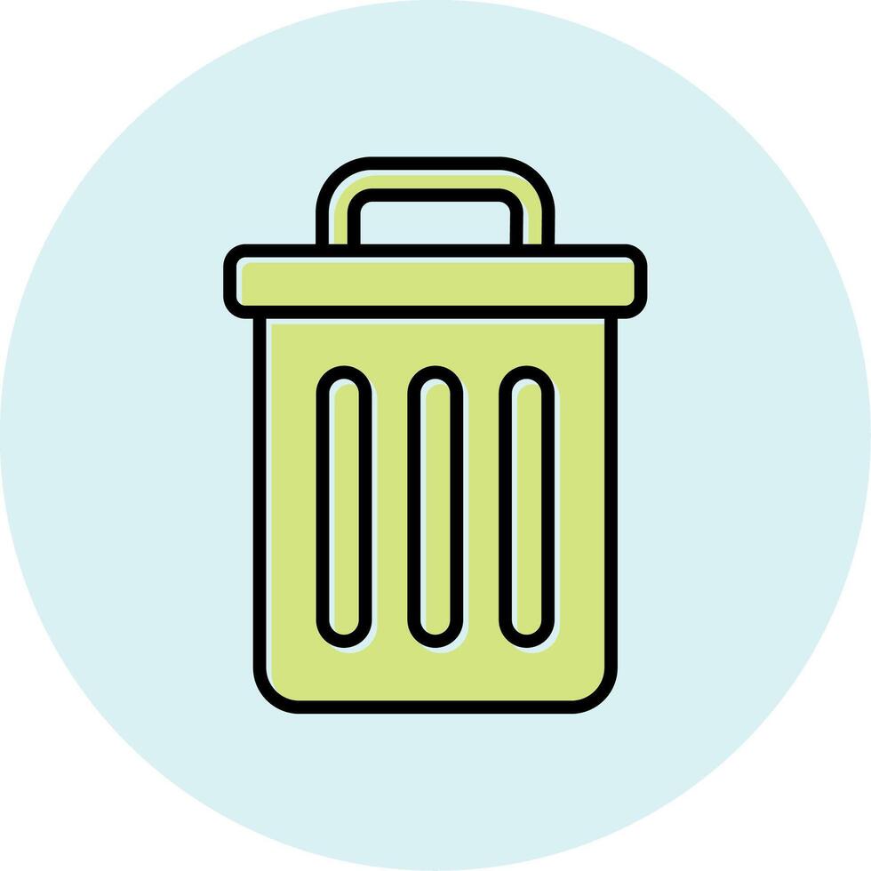 Trash Bin Vecto Icon vector