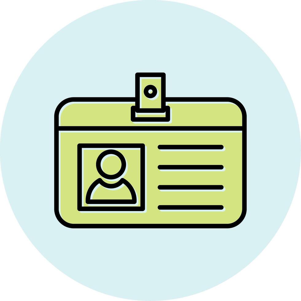 Identification Card Vecto Icon vector