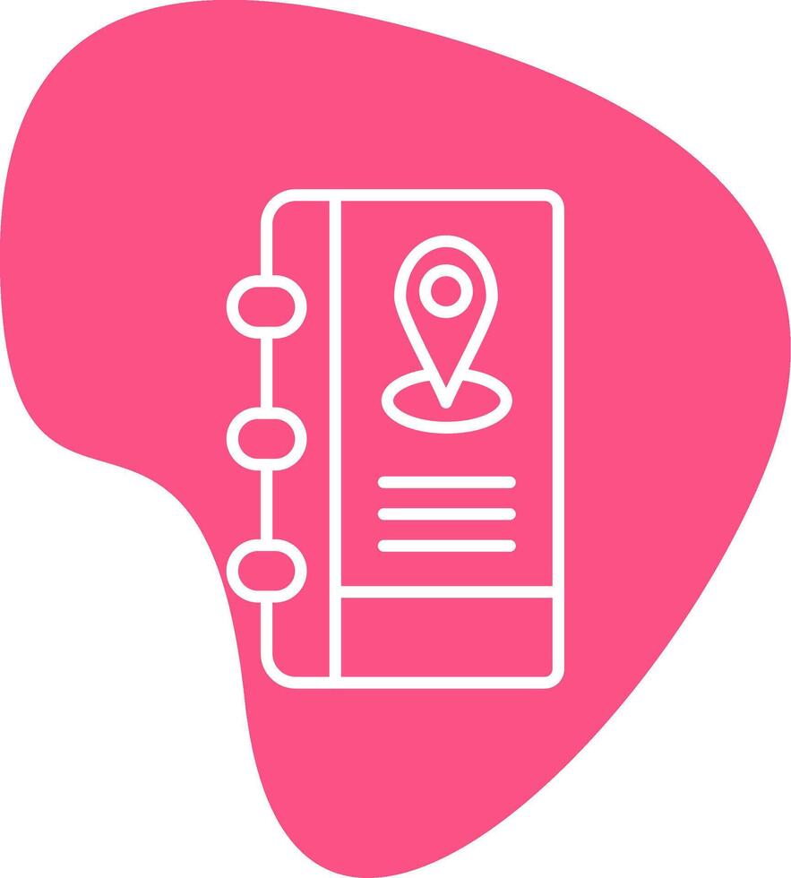 Address Book Vecto Icon vector