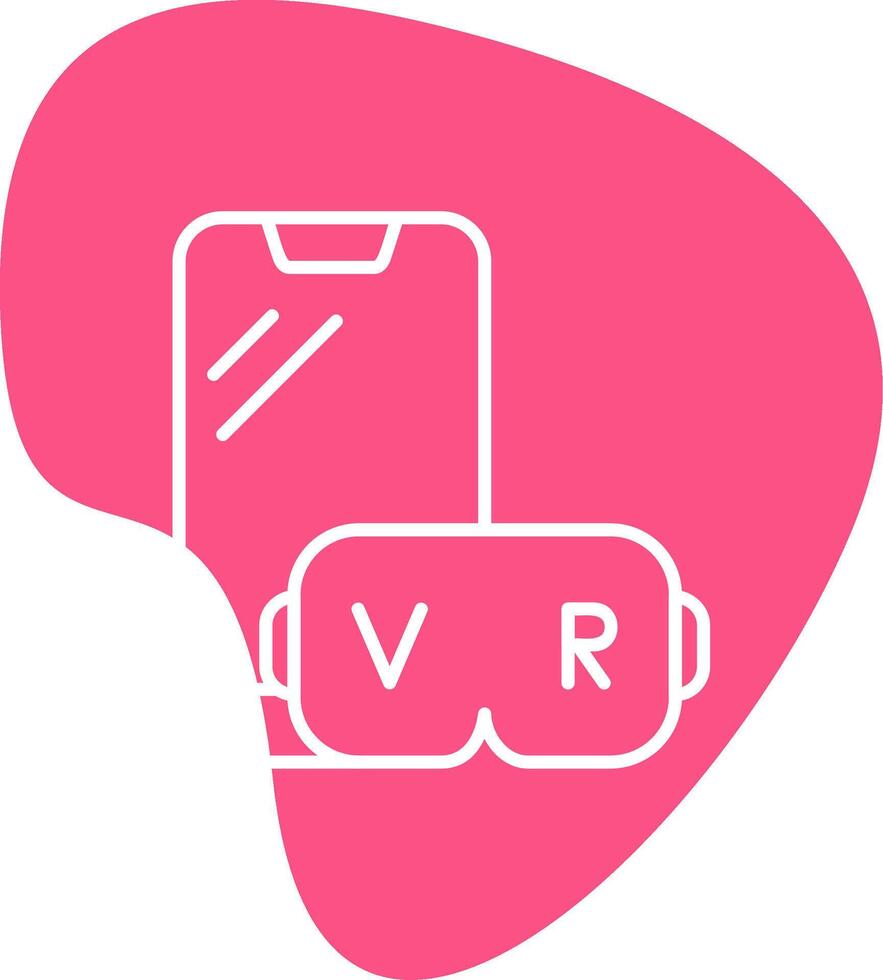 Virtual Reality Vecto Icon vector
