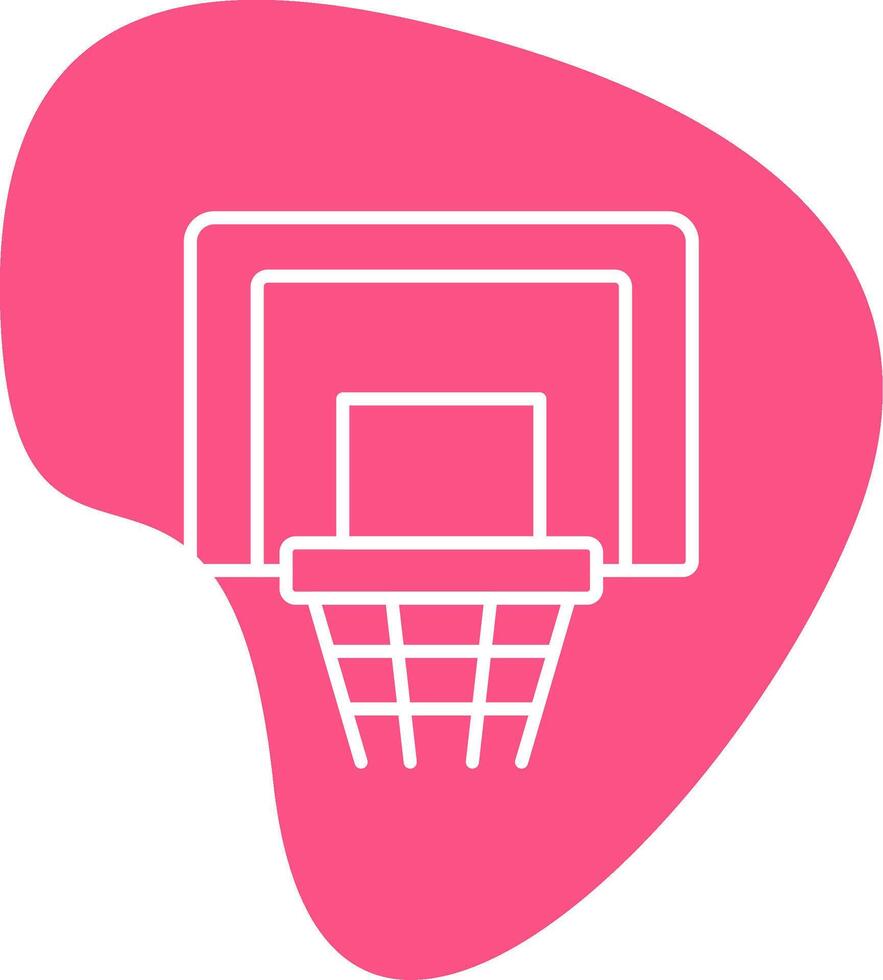 Basketball Hoop Vecto Icon vector