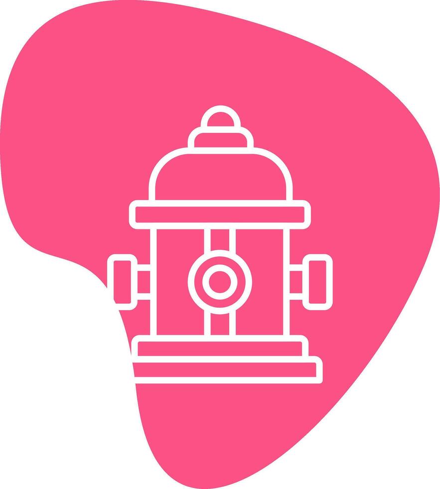 Fire Hydrant Vecto Icon vector