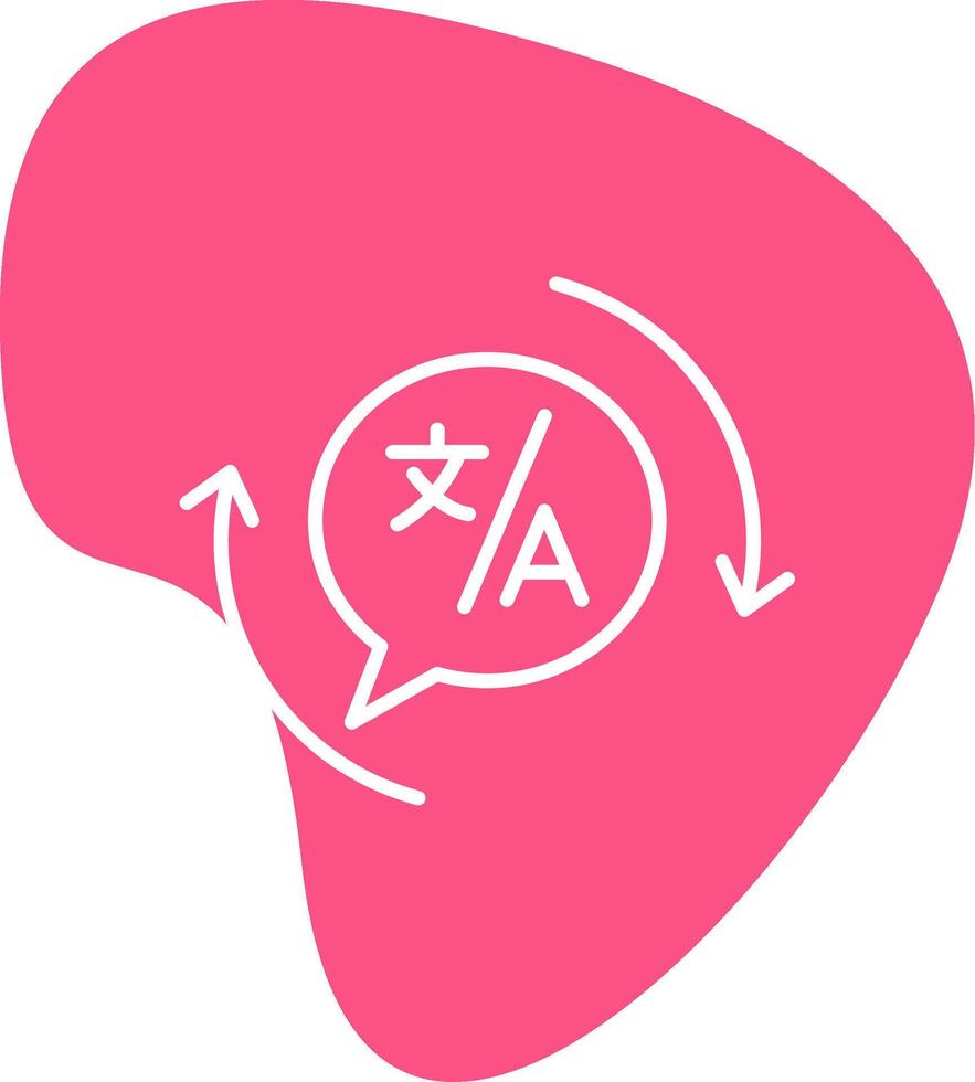 Translation Vecto Icon vector