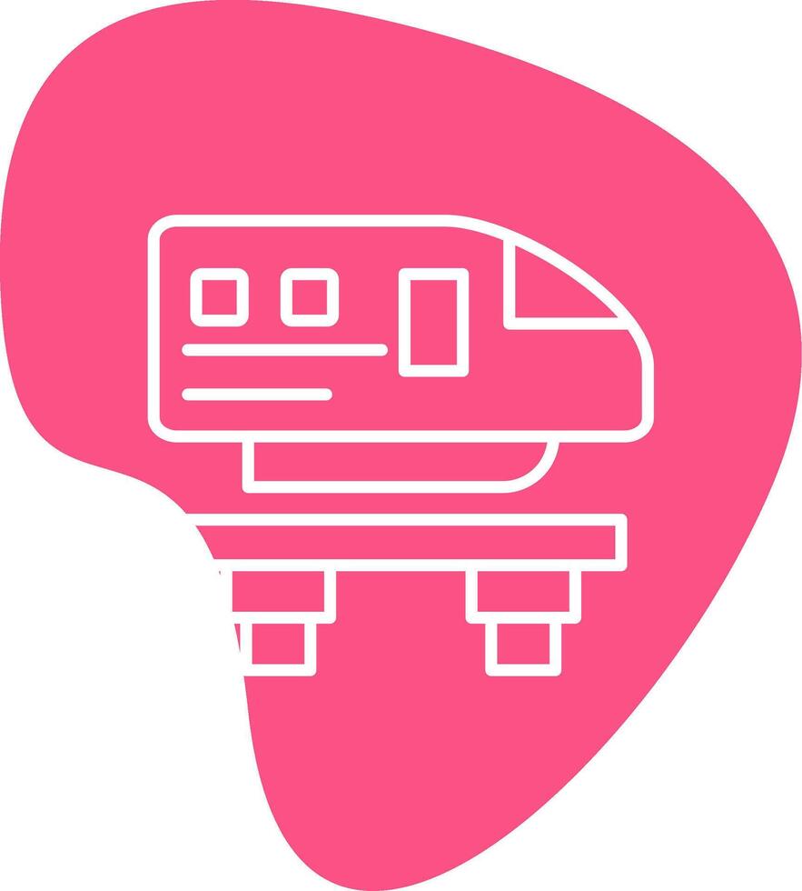 Monorail Vecto Icon vector