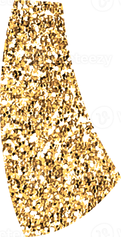 Gold Glitter Confetti png
