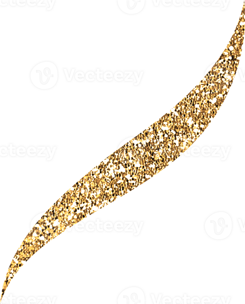 guld glitter konfetti png