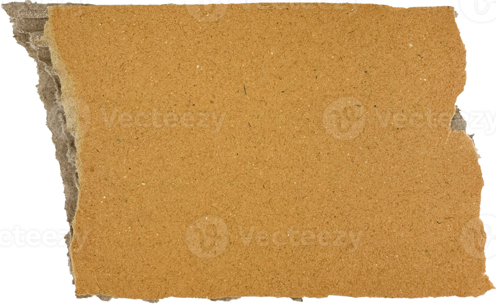 Brown Torn Corrugated Cardboard png