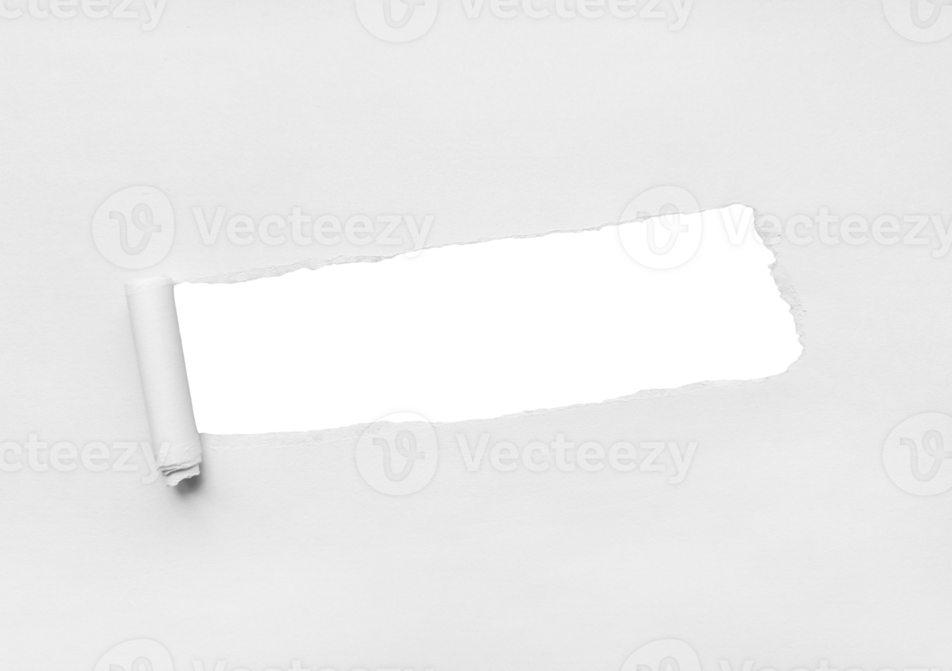 White Torn Paper Background png