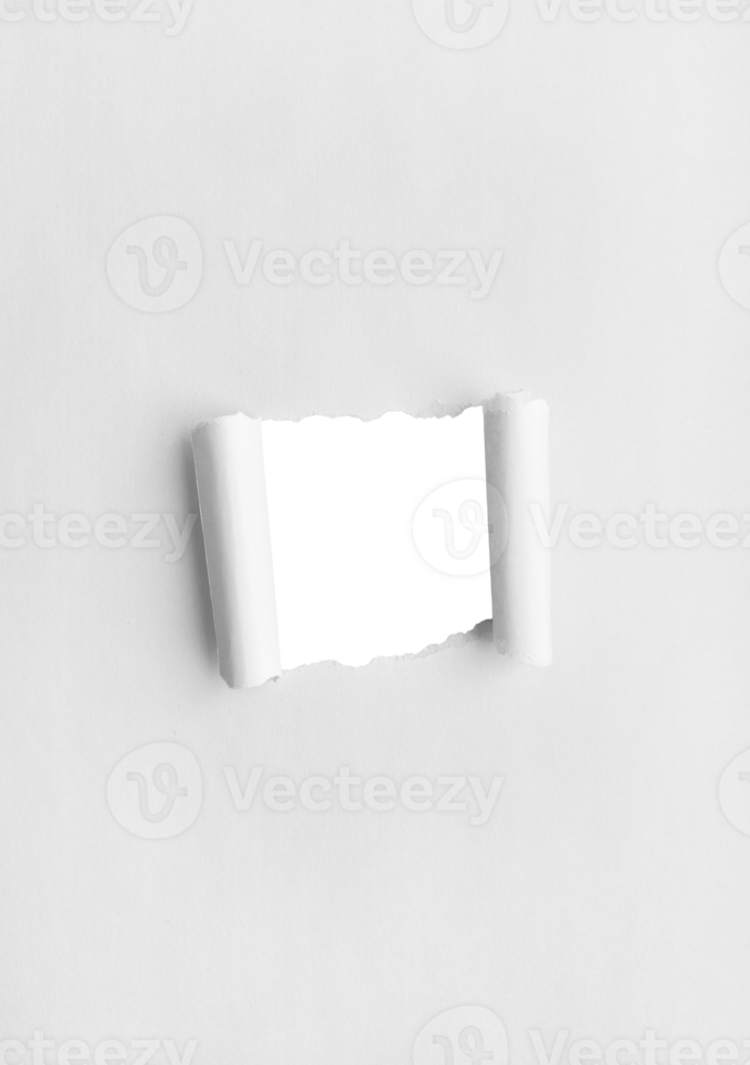 White Torn Paper Background png