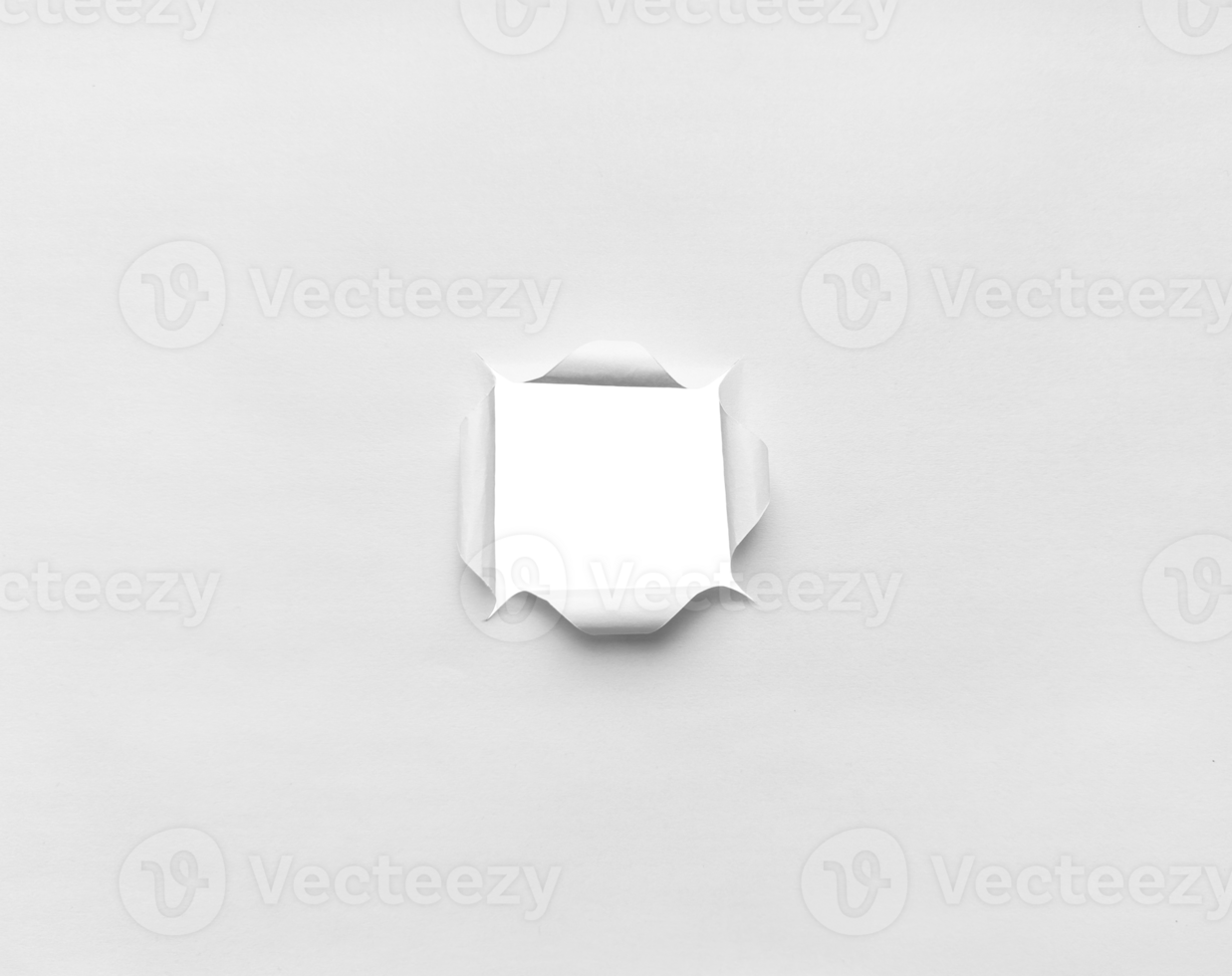 White Torn Paper Background png