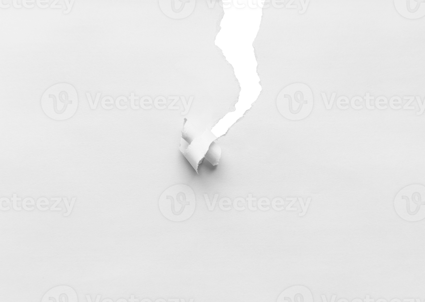 White Torn Paper Background png