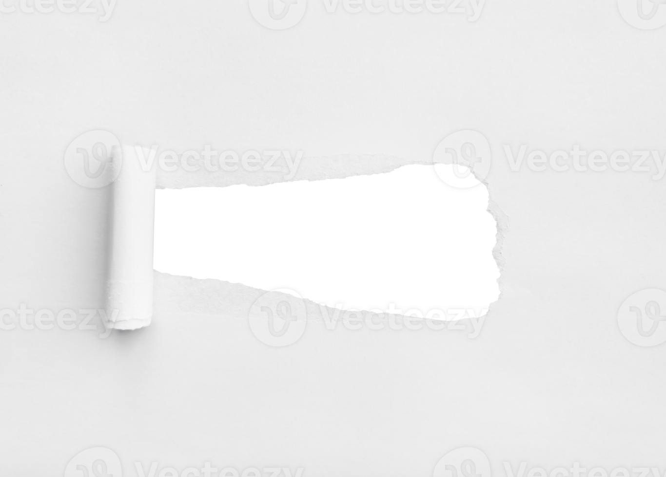 White Torn Paper Background png