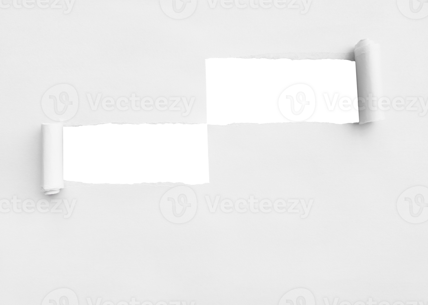 White Torn Paper Background png