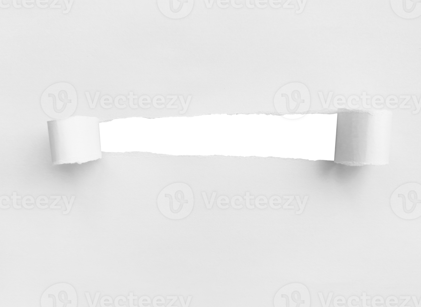 White Torn Paper Background png