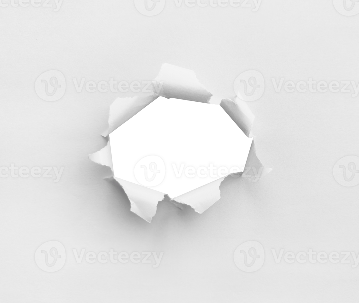 White Torn Paper Background png
