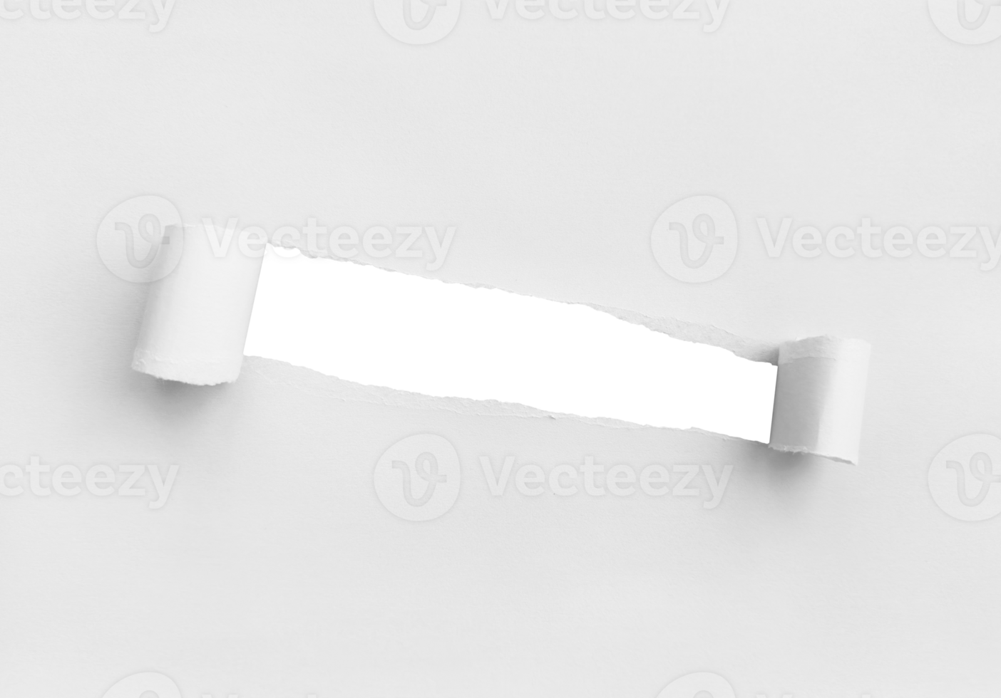 White Torn Paper Background png