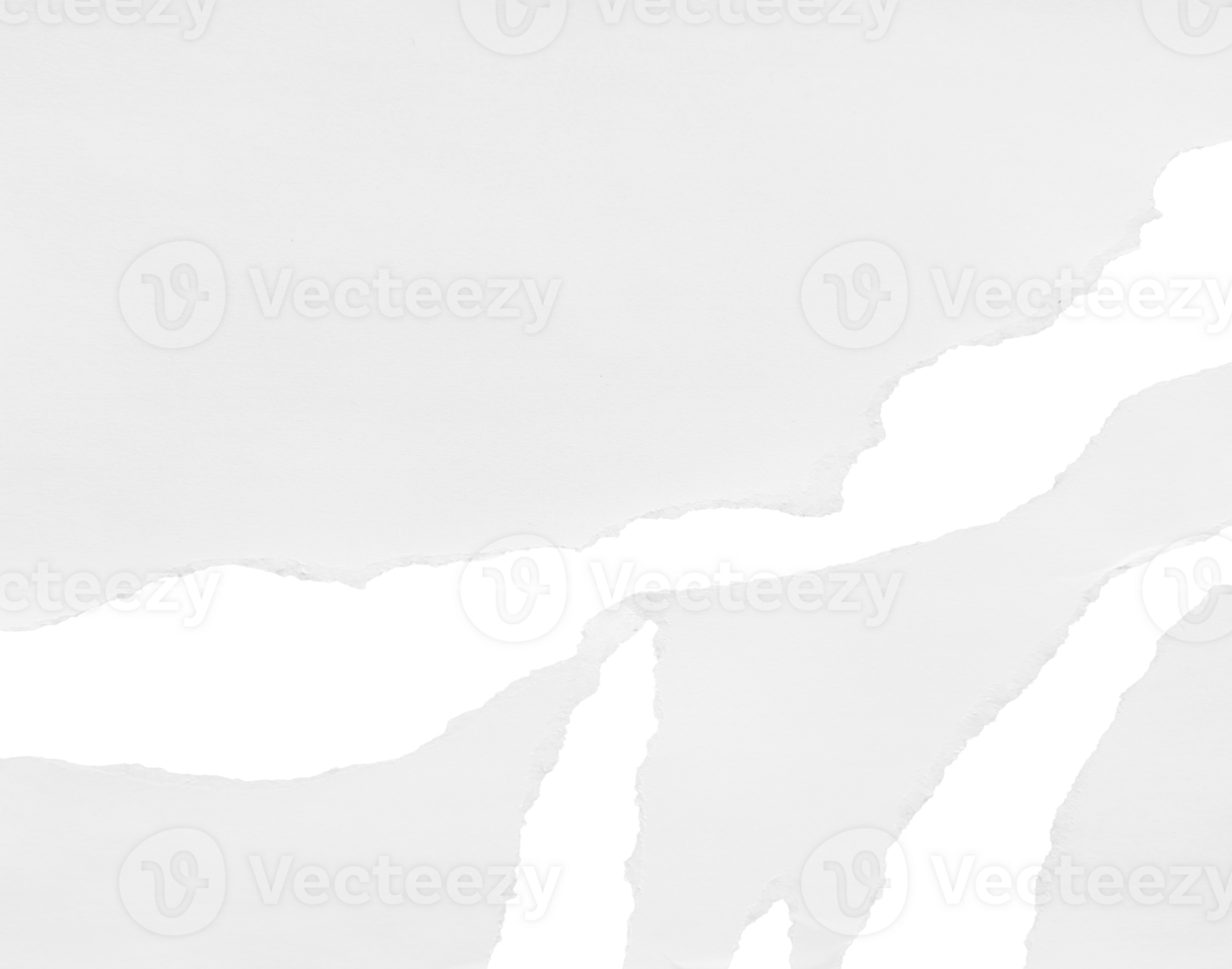 White Torn Paper Background png