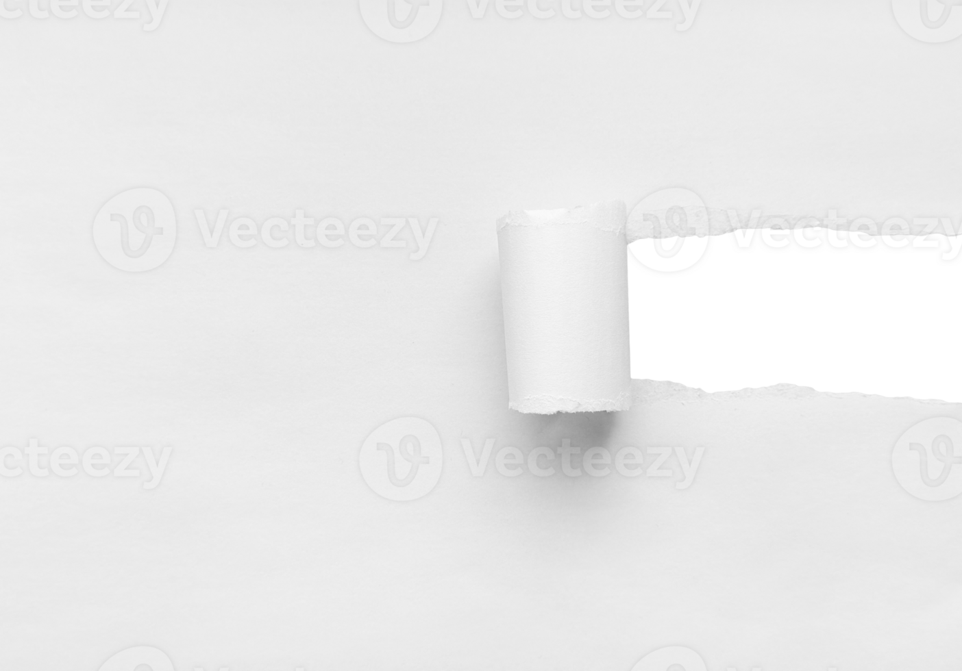 White Torn Paper Background png