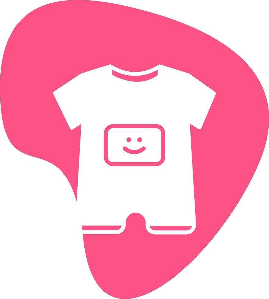 Baby Boy Outfit Vecto Icon vector