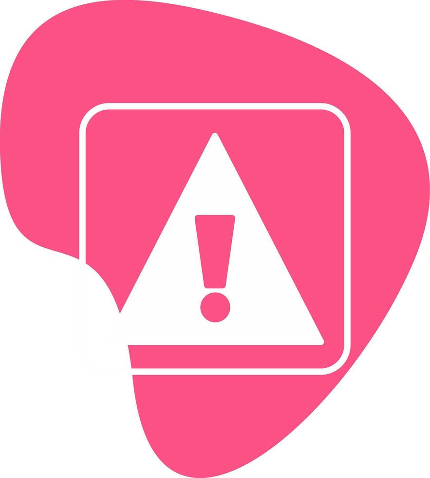 Caution Sign Vecto Icon vector