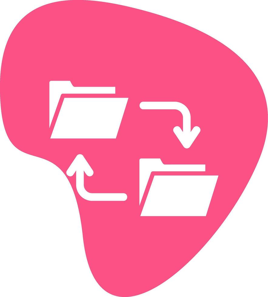 Data Transfer Vecto Icon vector