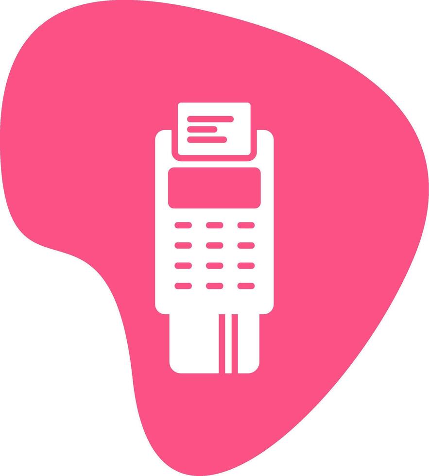 Pos Terminal Vecto Icon vector