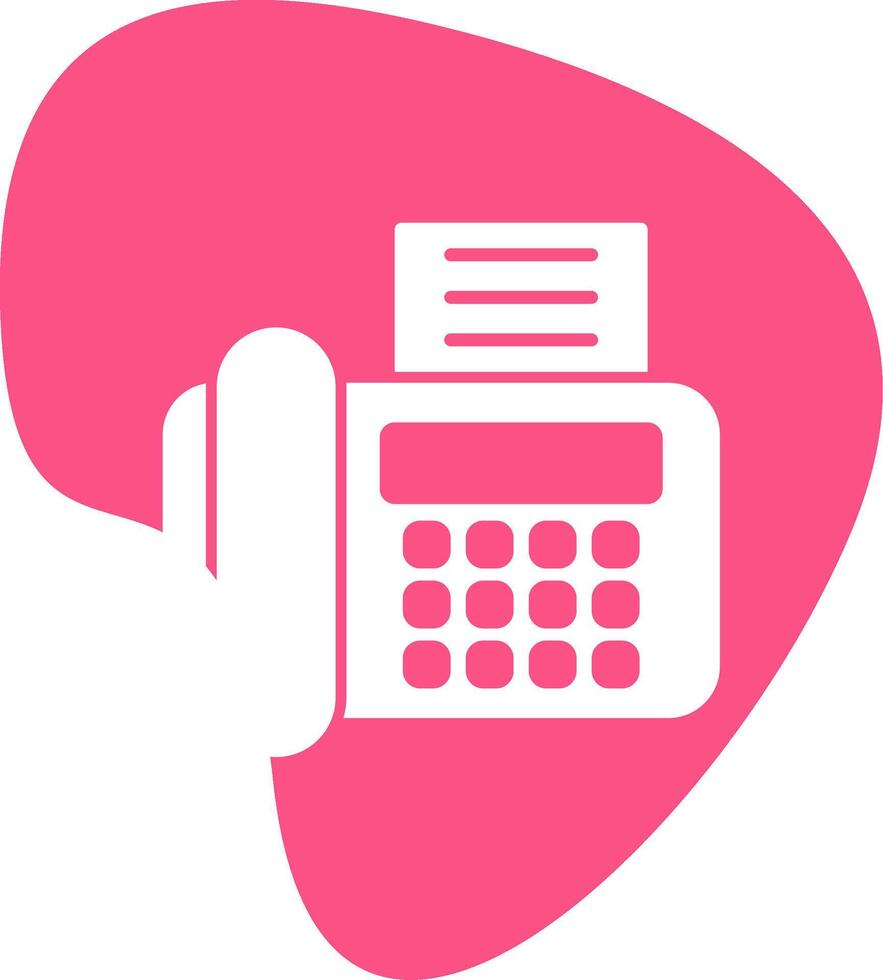 Fax Machine Vecto Icon vector