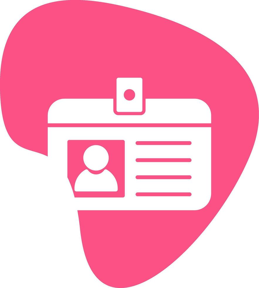 Identification Card Vecto Icon vector