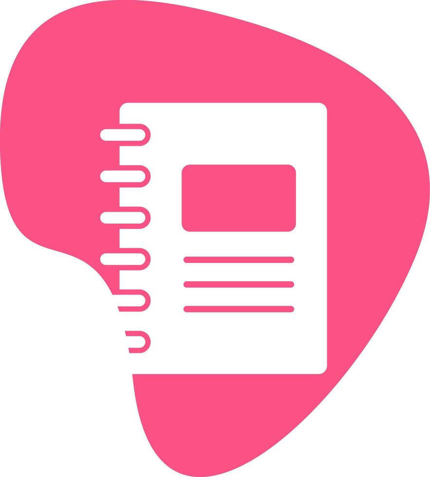 Notepad Vecto Icon vector