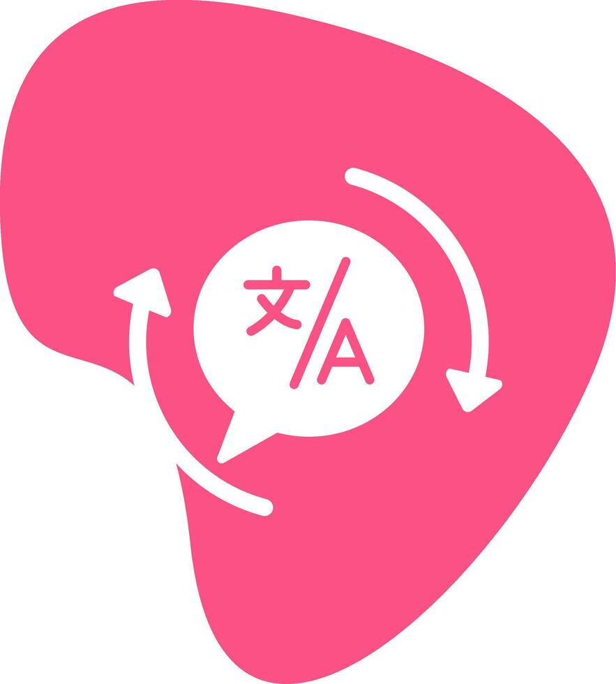 Translation Vecto Icon vector