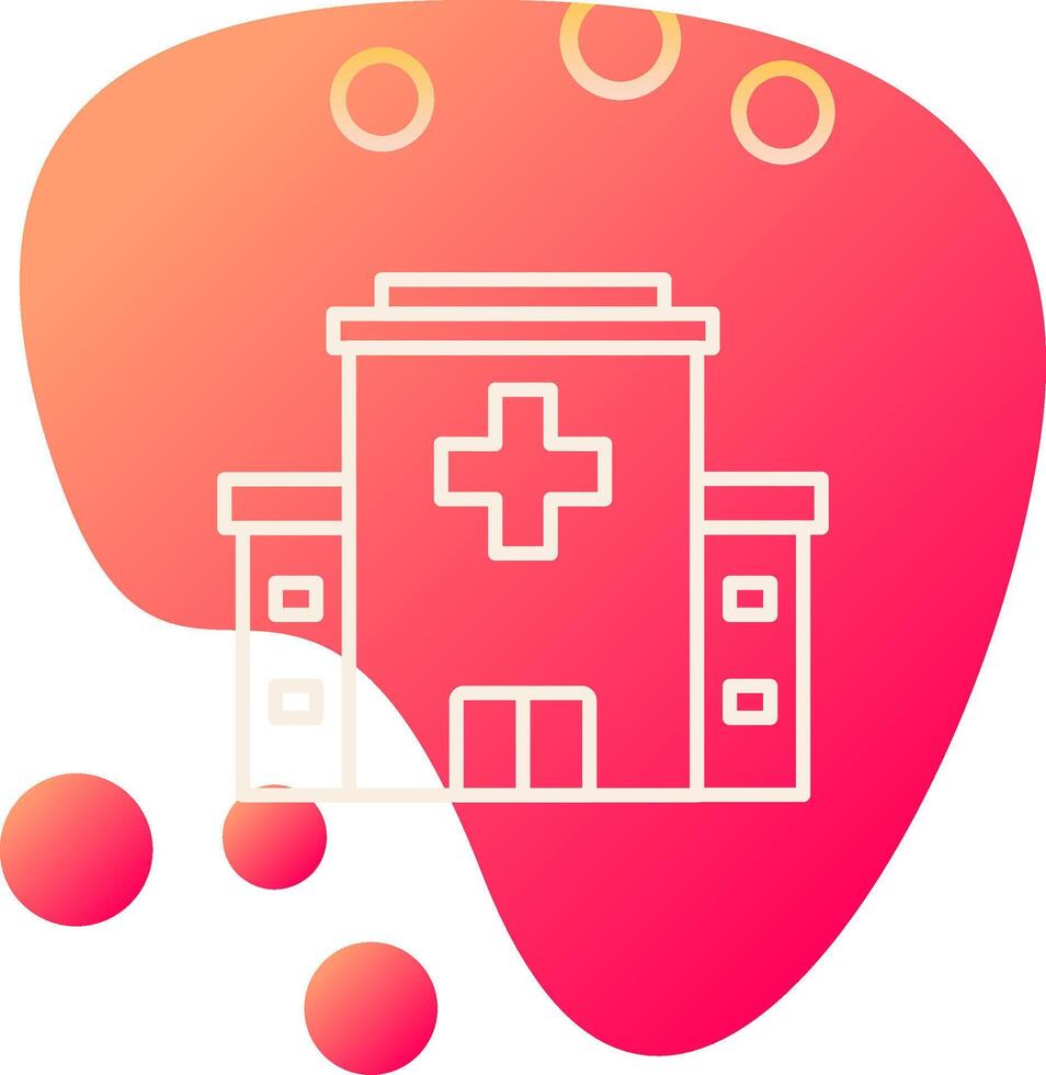 Hospital Building Vecto Icon vector