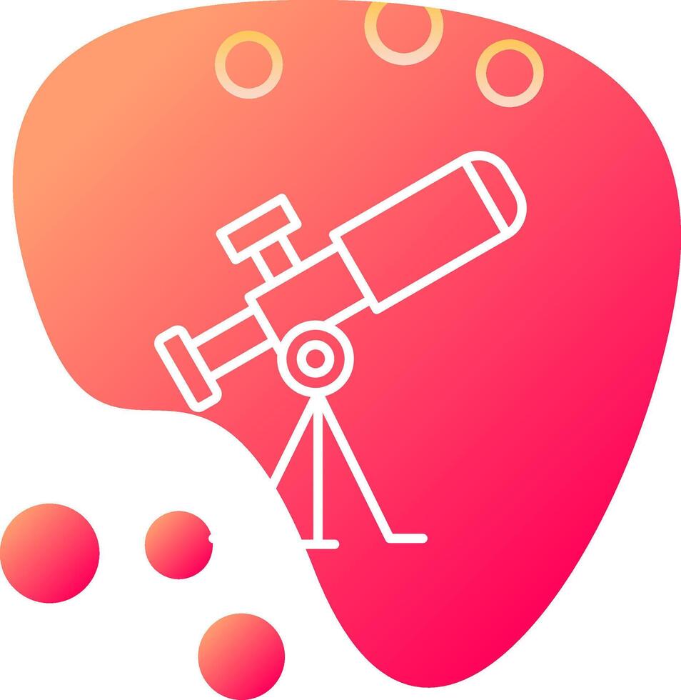 Telescope Vecto Icon vector