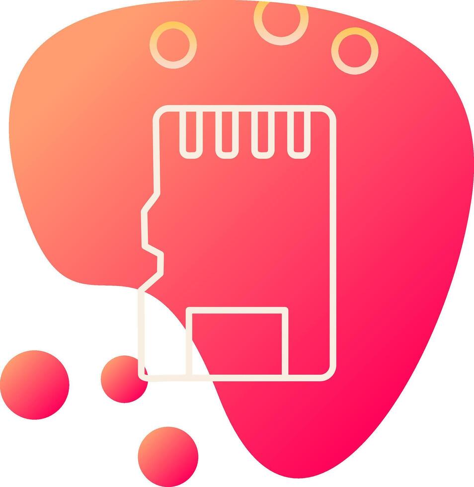 Sd Card Vecto Icon vector