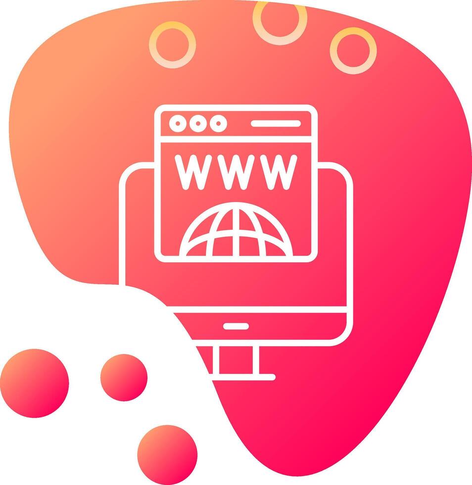 Domain Registration Vecto Icon vector