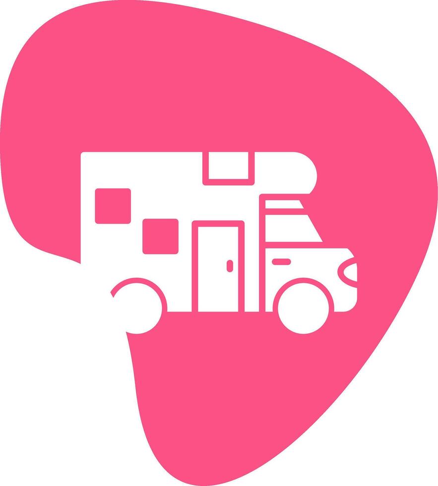 Camper Van Vecto Icon vector