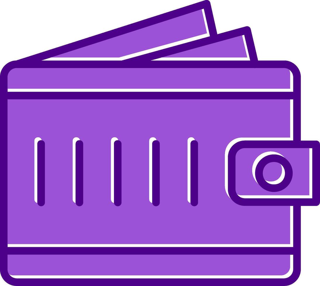 Cash Wallet Vecto Icon vector