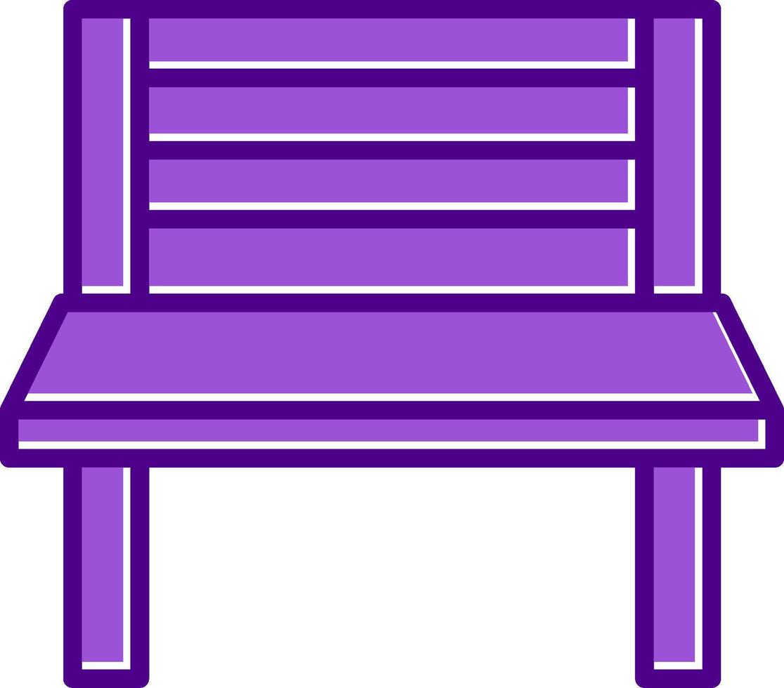 Bench Vecto Icon vector