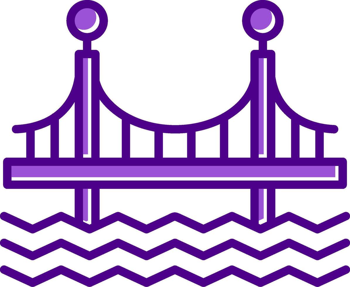Bridge Vecto Icon vector