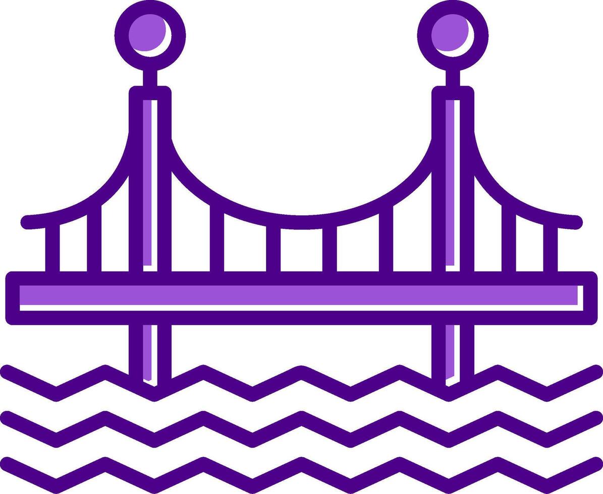 Bridge Vecto Icon vector