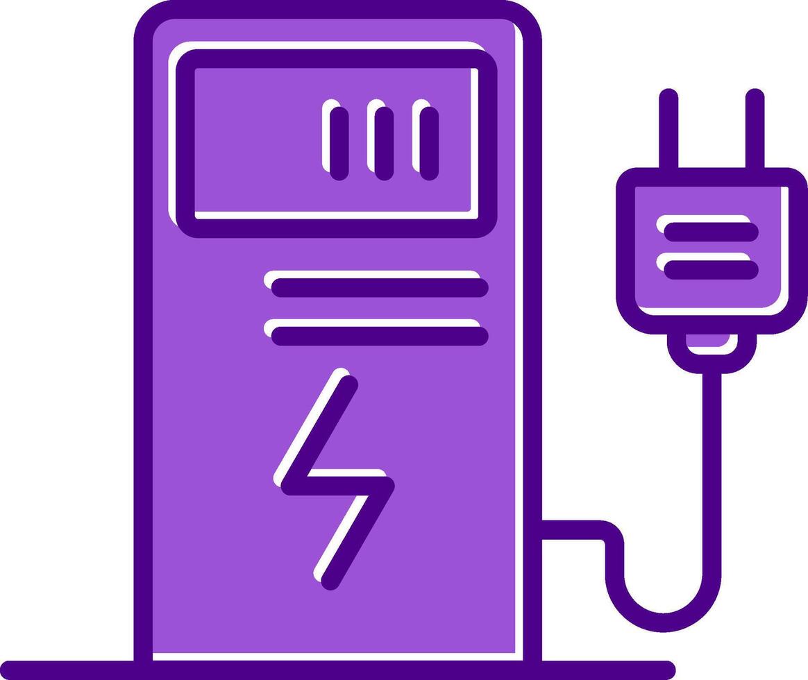 Electric Charge Vecto Icon vector