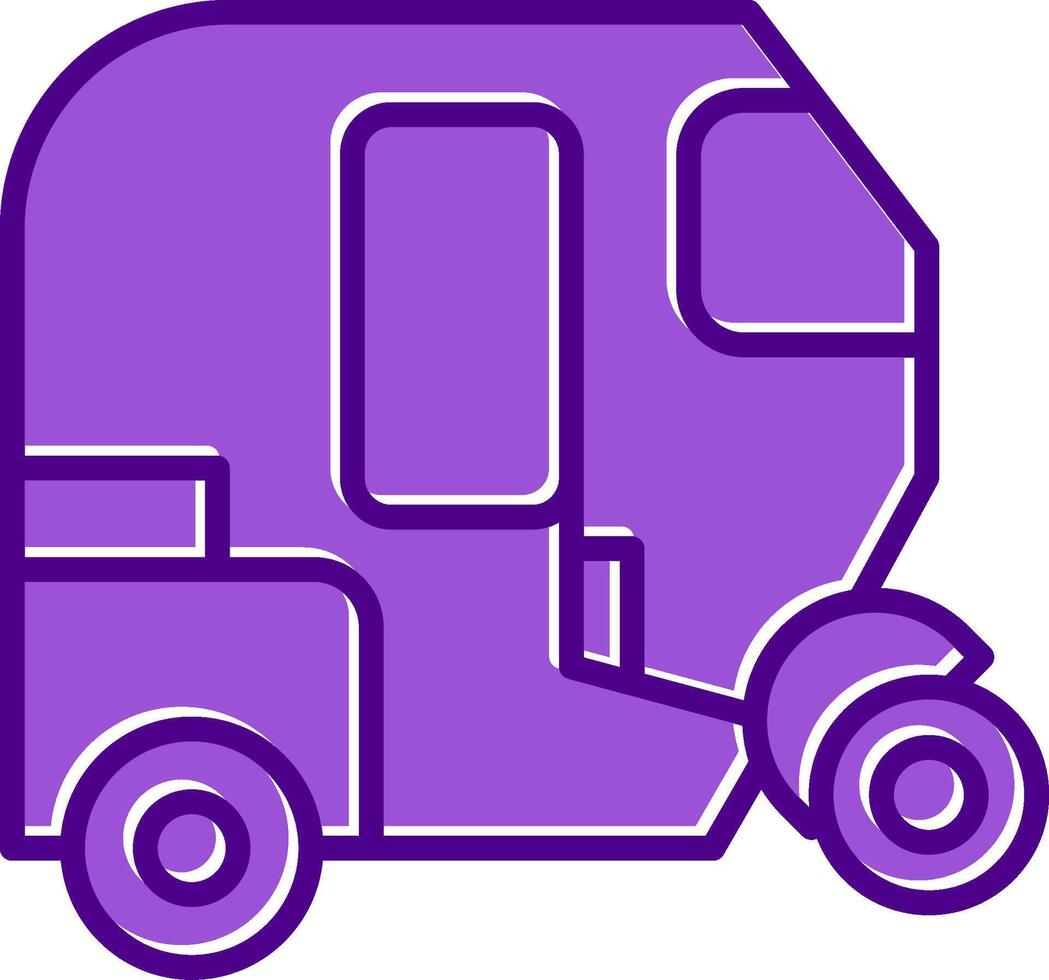 Tuk Tuk Vecto Icon vector